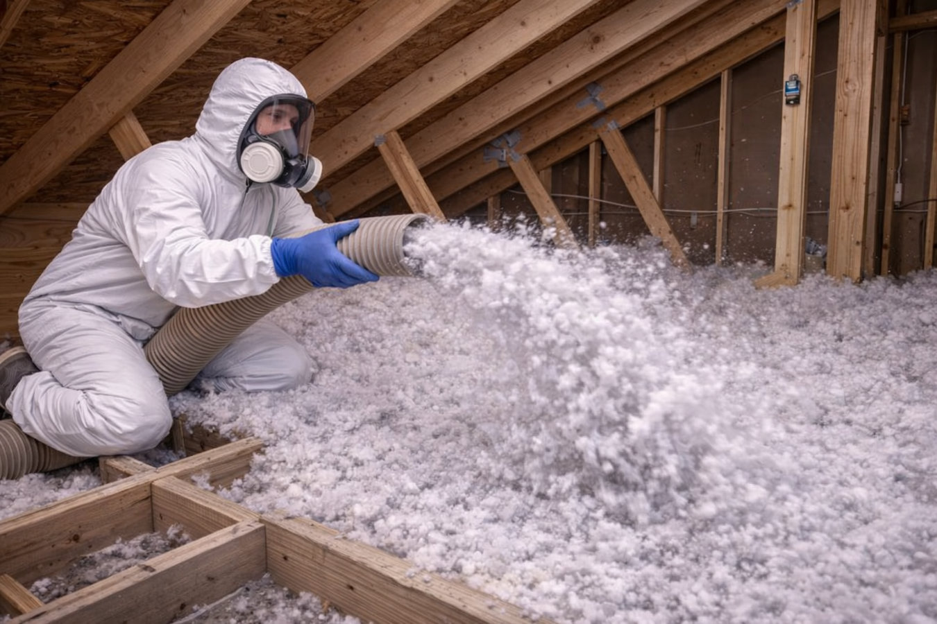 Blown-in insulation in Corvallis, OR