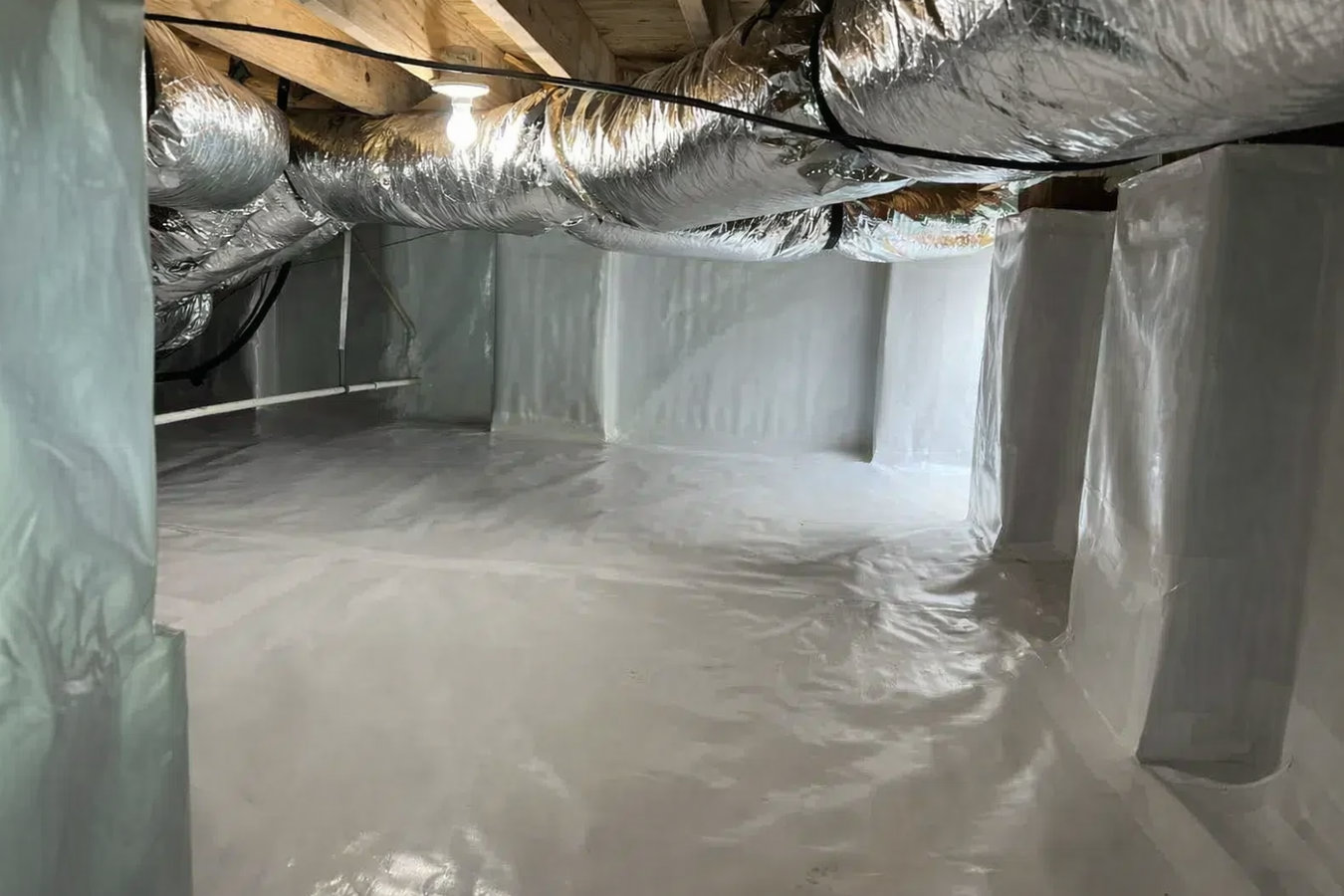 Crawl space vapor barrier in Corvallis, OR
