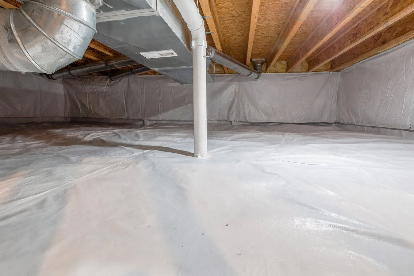 Vapor barrier installation in Corvallis, OR